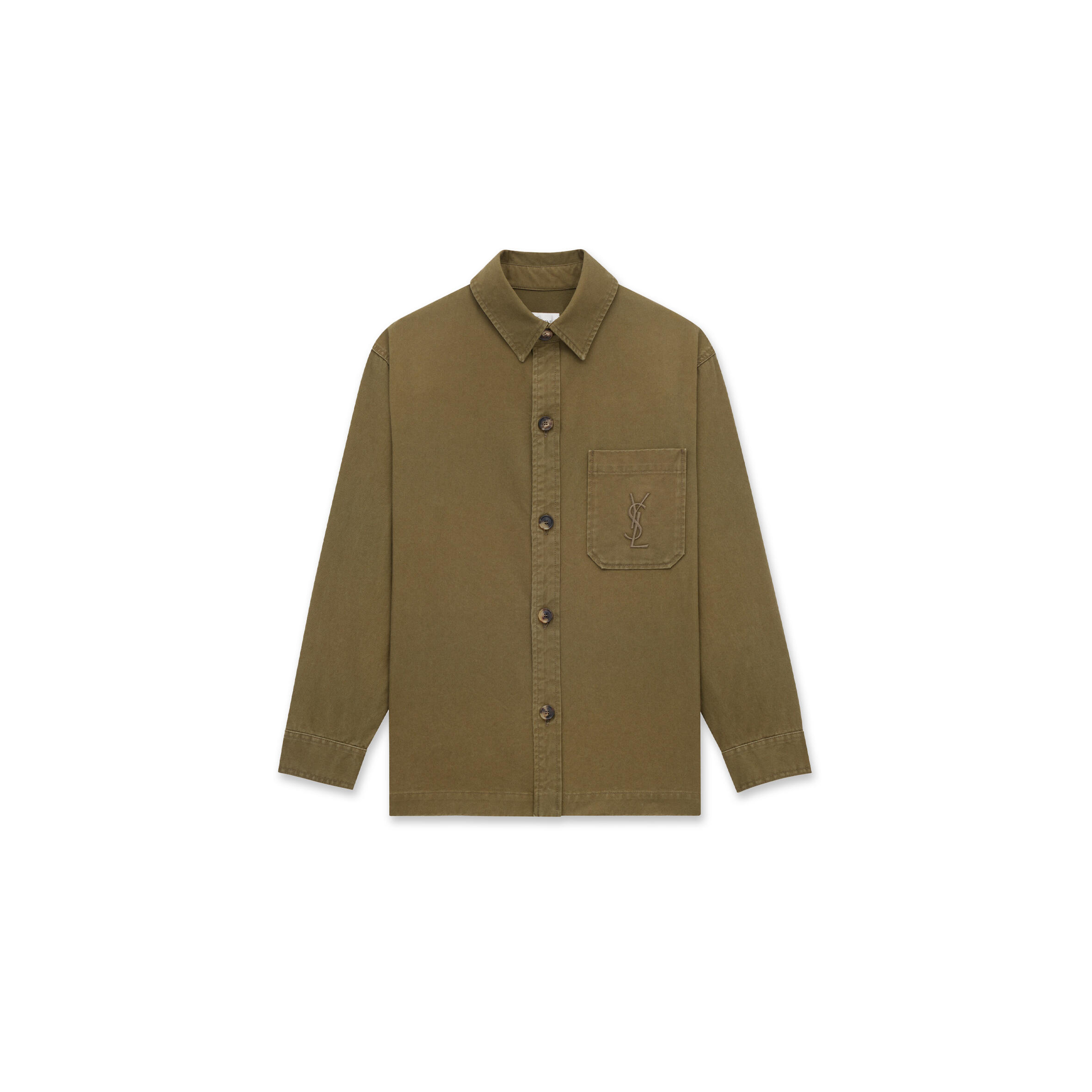Y51 CASSANDRE OVERSHIRT IN COTTON LINEN GABARDINE 838697Y253W3530